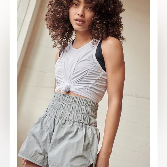 Free People movement way home arctic mist athletic shorts size small - Picture 6 of 12